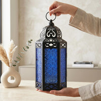 Cobalt Blue Moroccan Lantern