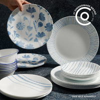 Botanical Glass Lunch Plates (Set of 6)