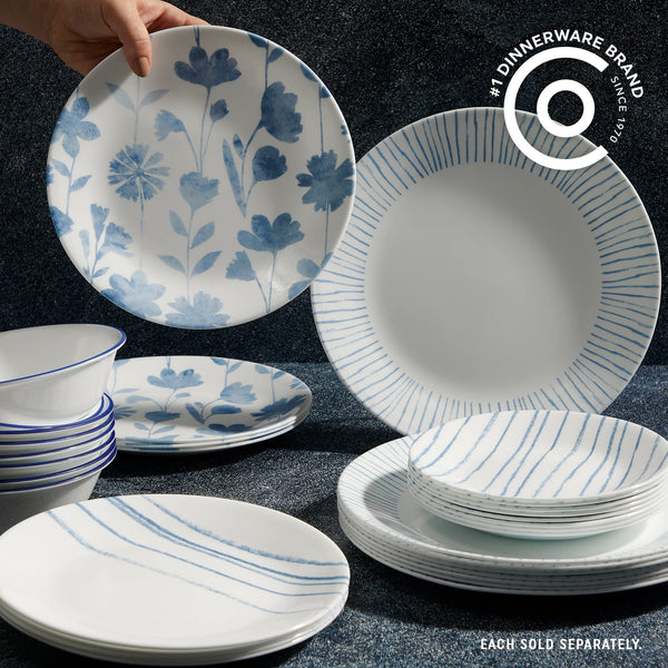 Botanical Glass Lunch Plates (Set of 6)
