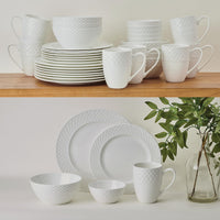White Bone China Dinnerware