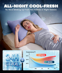 Purple Cooling Pillowcases (Set of 2)