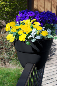 Charcoal Railing Planter