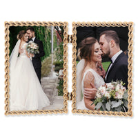 Gold Rope Double Frame