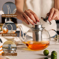 Clear Glass Tea Kettle