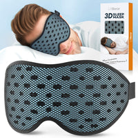 Ice Blue 3D Sleep Mask