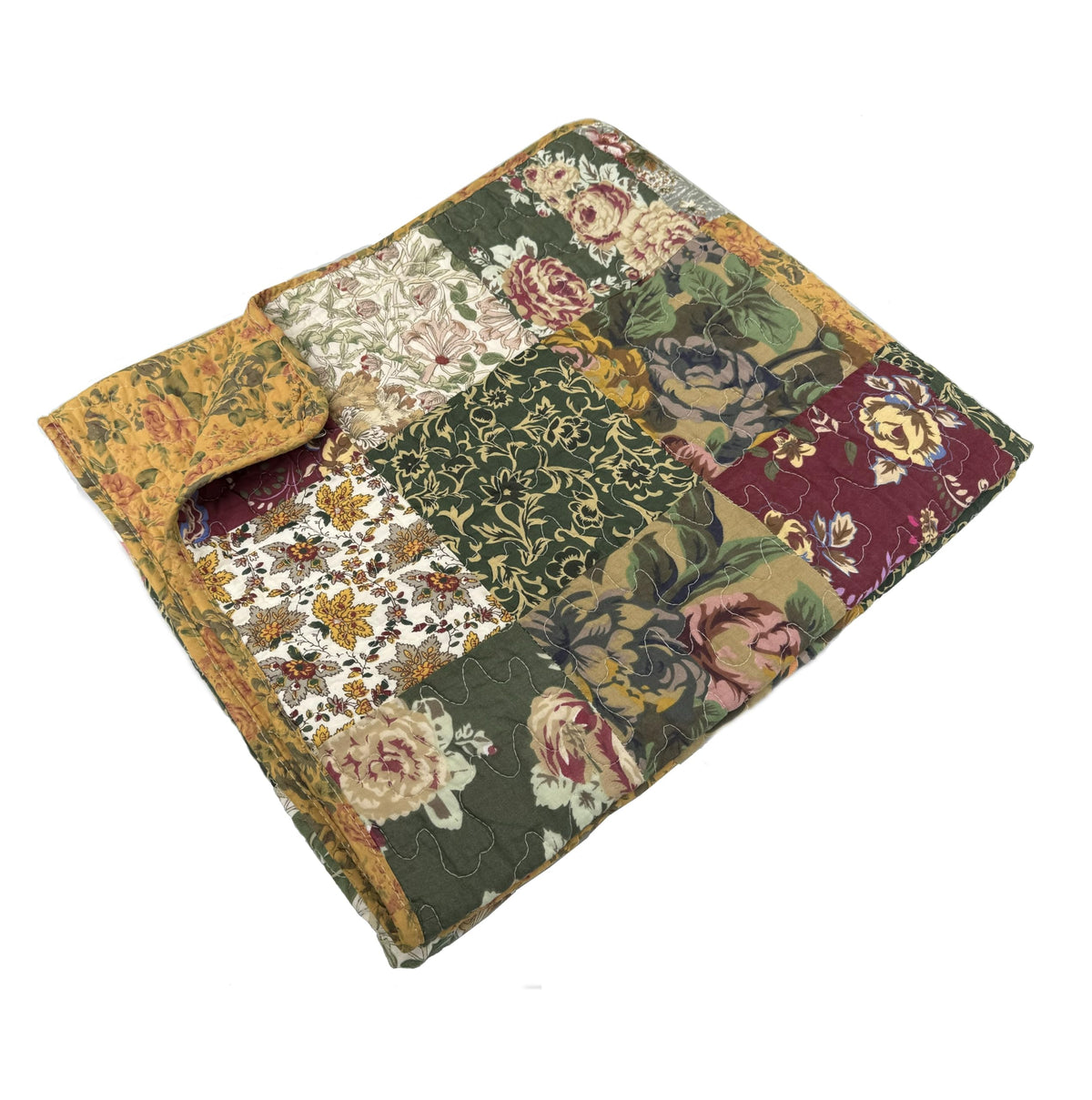 Quilted Patchwork Throw