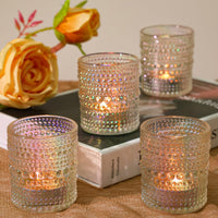 Iridescent Glass Votives (Set of 24)