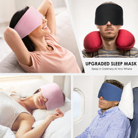 Black Cotton Sleep Mask