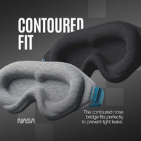 Black & Grey Sleep Masks (Set of 2)
