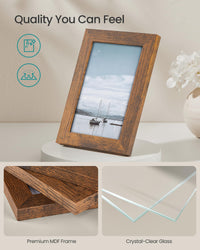 Rustic Brown Gallery Frames (Set of 10)