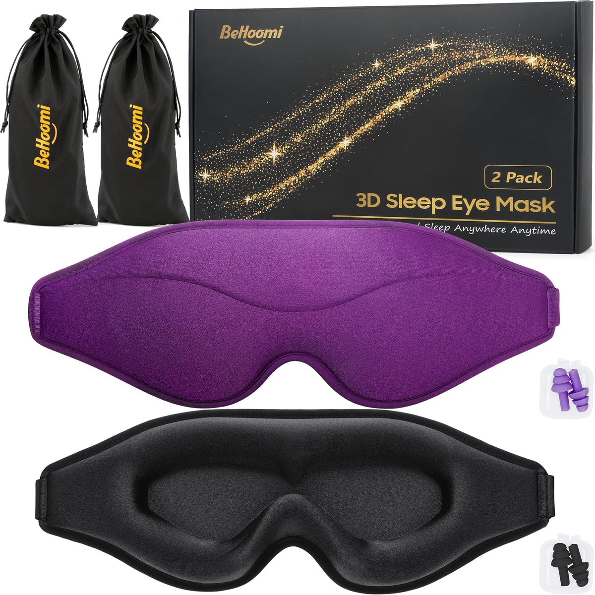 3D Ergonomic Sleep Mask (Set of 2)