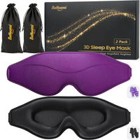 3D Ergonomic Sleep Mask (Set of 2)