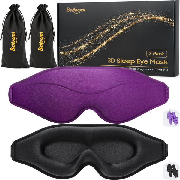 3D Ergonomic Sleep Mask (Set of 2)