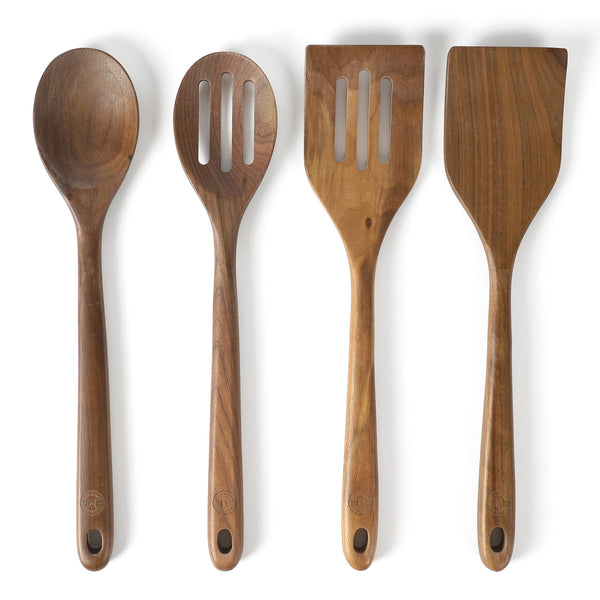 Walnut Wooden Utensils (Set of 4)