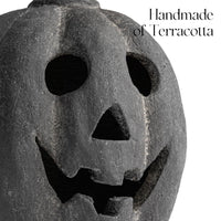 Black Terracotta Pumpkin Lantern