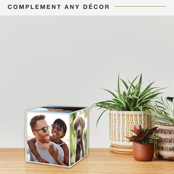 Clear Photo Cubes (Set of 4)