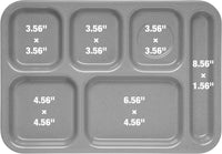 Sandshade Cafeteria Tray (Set of 12)