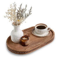 Rustic Oval Decorative Tray