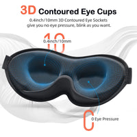 Pink 3D Side-Sleeper Mask