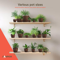 Brown Planter Pots (Set of 3)