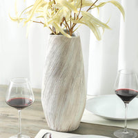 White Ceramic Flower Vase