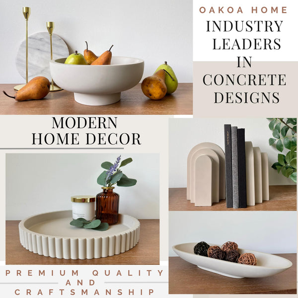 Gray Decorative Tray