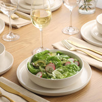 Linen White Dinnerware Set (Set of 16)