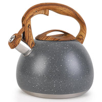 Gray Whistling Tea Kettle