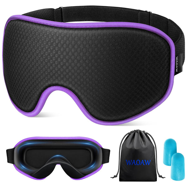Purple 3D Sleep Mask