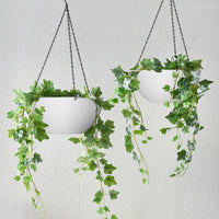 White Hanging Planters (Set of 2)
