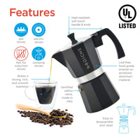 Black Moka Espresso Pot