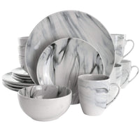 Marble Stoneware Dinnerware (Set of 16)