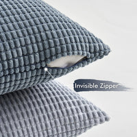 Blue Throw Pillow Cover (Set of 4)