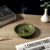 Green Marble Incense Holder