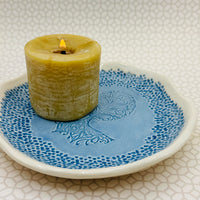 Blue Pottery Hearts Bowl