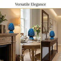 Blue Ceramic Artichoke