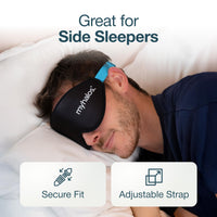 Black 3D Blackout Sleep Mask (Set of 2)