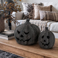 Black Terracotta Pumpkin Lantern