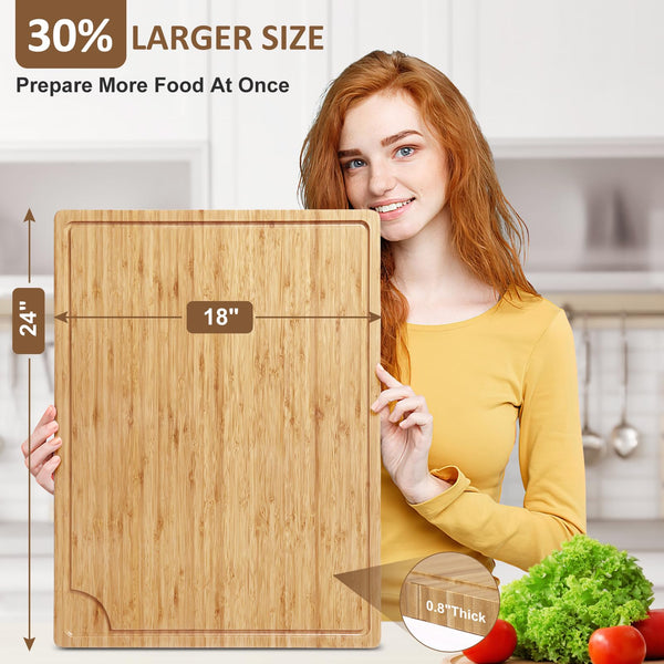 Large Bamboo Cutting Board (2)