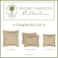 Ivory Floral Matelassé Coverlet