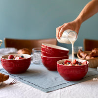 Cherry Ceramic Bowls (Set of 2)