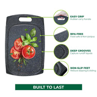 Black Marble Cutting Boards (Set of 3)