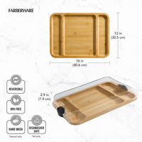 Bamboo Charcuterie Board with Lid