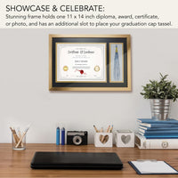 Gold Diploma Frame