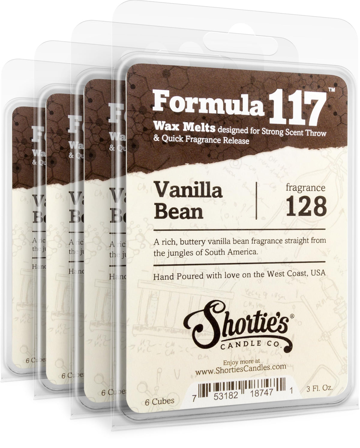 Vanilla Bean Wax Melts (Set of 4)