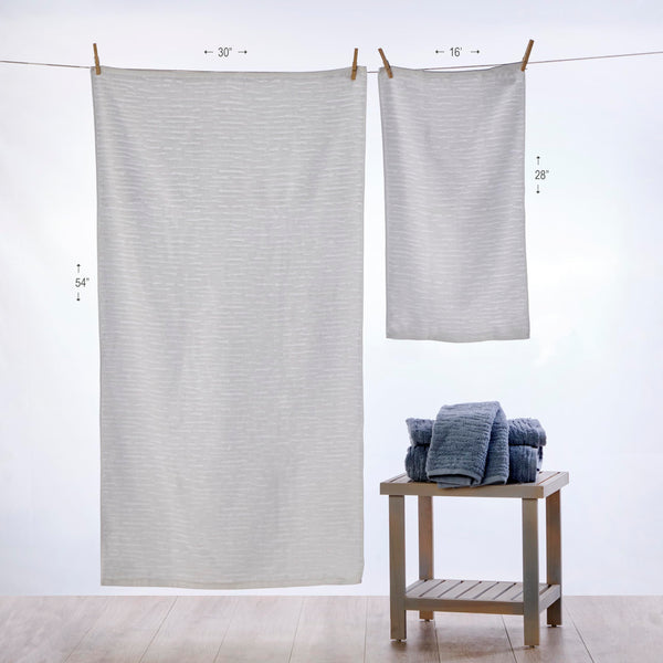 White Plush Towels (Set of 6)