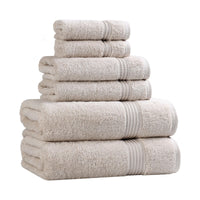 Stone Cotton Towels (Set of 6)