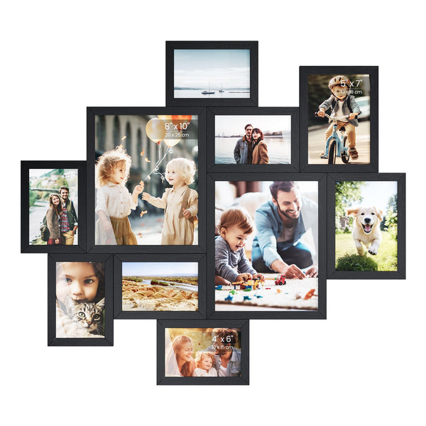 Ink Black Gallery Frames (Set of 10)