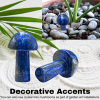 Lapis Lazuli Crystal Mushroom