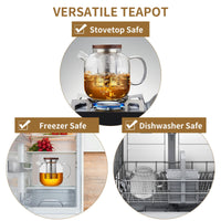Glass Teapot with Mesh Infuser
